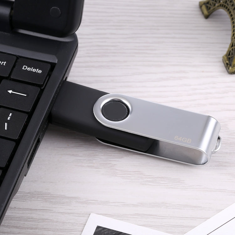 64GB Twister USB 2.0 Flash Disk(Black) by buy2fix