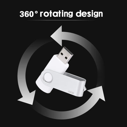 64GB Twister USB 2.0 Flash Disk(White) by buy2fix