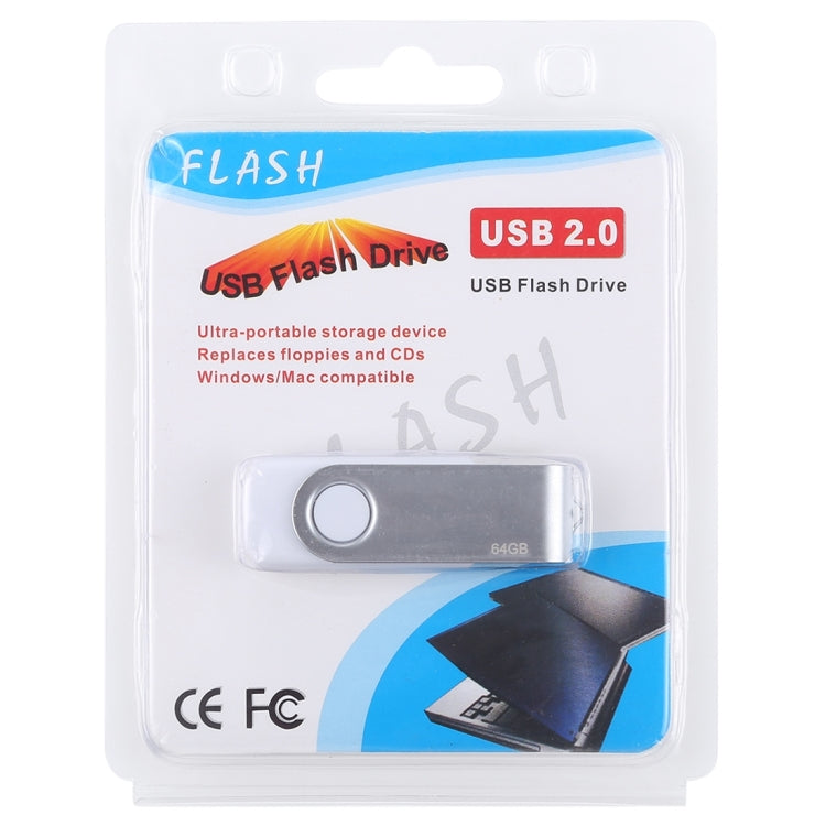 64GB Twister USB 2.0 Flash Disk(White) by buy2fix