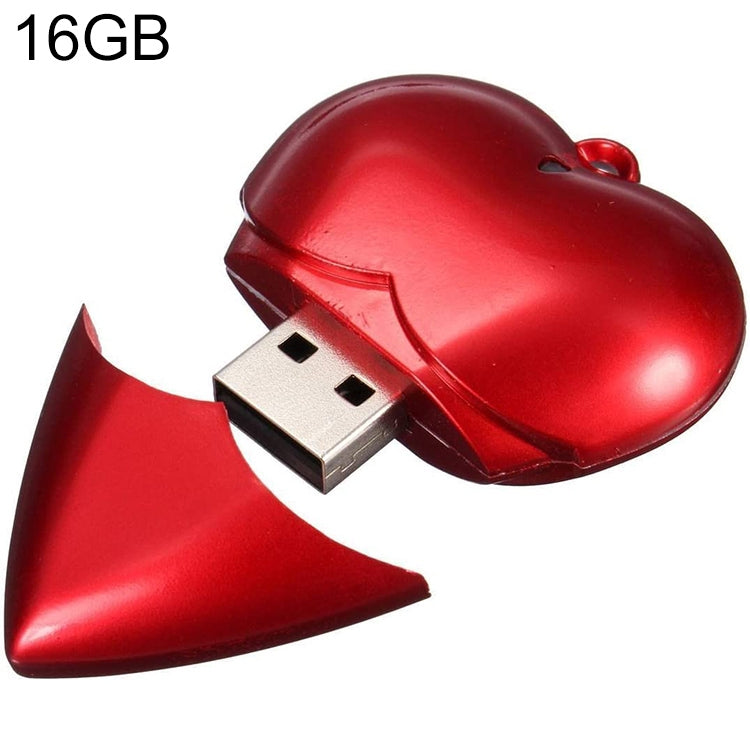 16GB Heart style USB Flash Disk(Red) by buy2fix