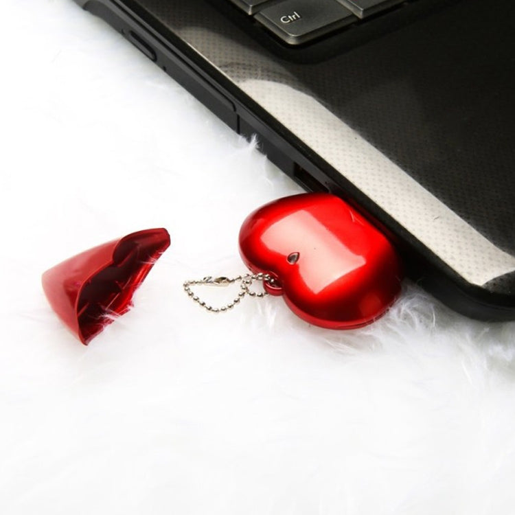 4GB Heart style USB Flash Disk(Red) by buy2fix