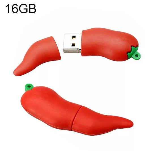 Hot Pepper Shape 16GB USB Flash Disk(Red) by buy2fix