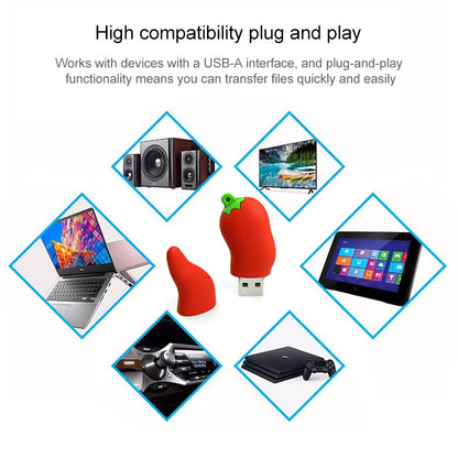 Hot Pepper Shape 16GB USB Flash Disk(Red) by buy2fix