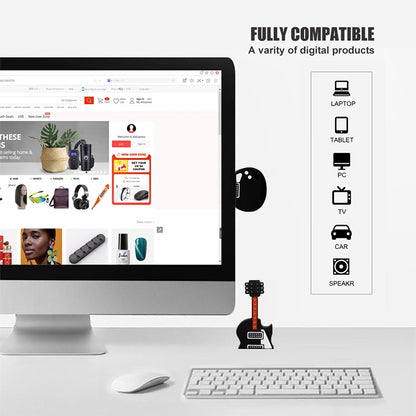 16GB Guitar Shape USB Flash Disk(Black) by buy2fix