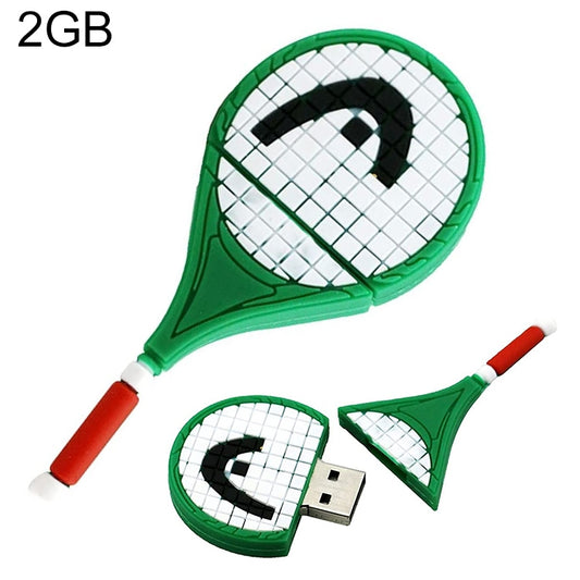 Tennis Racket Shape USB Flash Disk (2 GB) by buy2fix