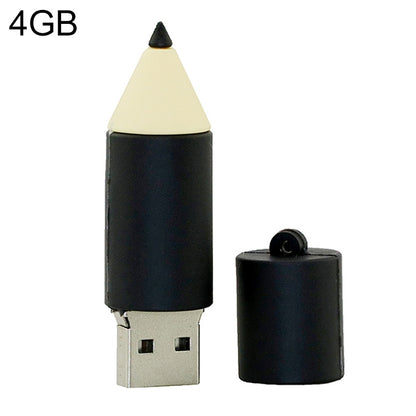 4GB Pencil Shape USB Flash Disk(Black) by buy2fix