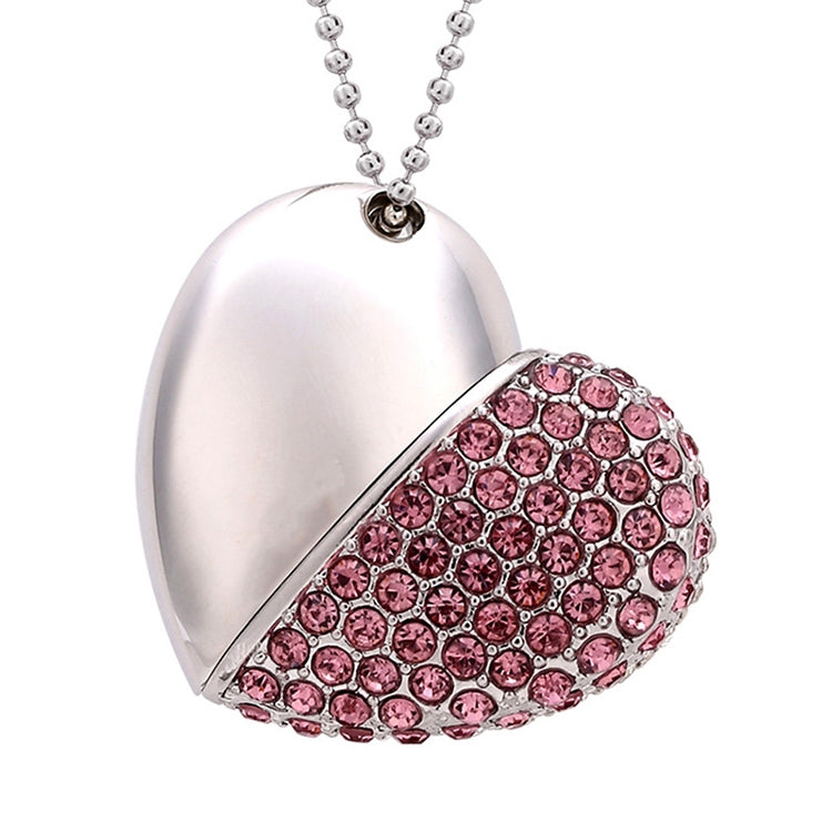 Heart Shaped Diamond Jewelry USB Flash Disk, Special for Valentines Day Gifts (4GB) by buy2fix