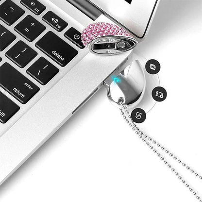Heart Shaped Diamond Jewelry USB Flash Disk, Special for Valentines Day Gifts (8GB) by buy2fix