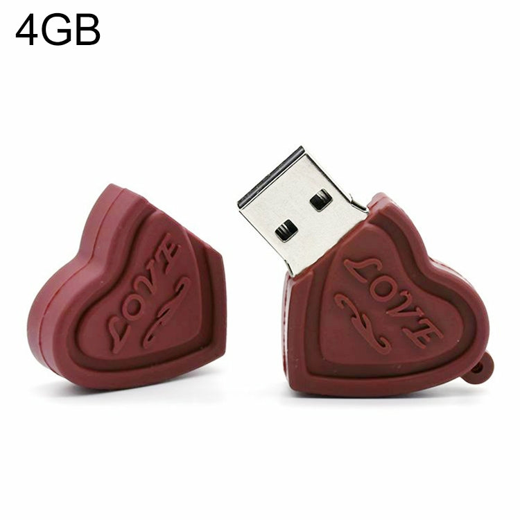 Dual Hearts Style 4GB USB Flash Disk by buy2fix