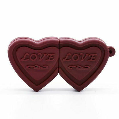 Dual Hearts Style 4GB USB Flash Disk by buy2fix