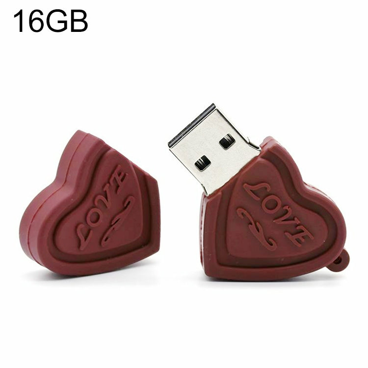 Dual Hearts Style 16GB USB Flash Disk by buy2fix
