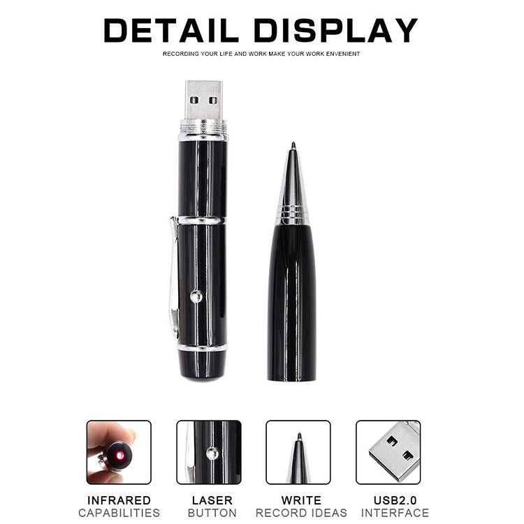 3 in 1 Laser Pen Style USB Flash Disk, Silver (4GB)(Silver) by buy2fix