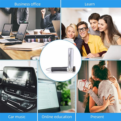 2 in 1 Pen Style USB Flash Disk, Black (8GB) by buy2fix