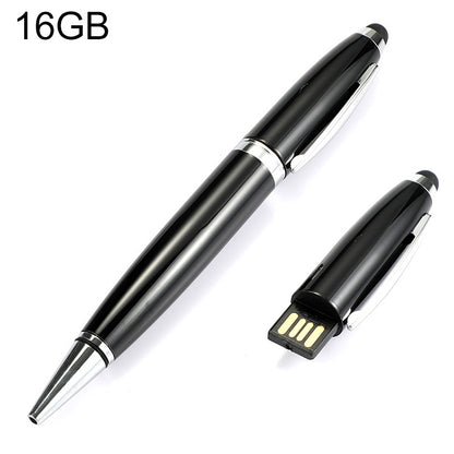 2 in 1 Pen Style USB Flash Disk, Black (16GB) by buy2fix