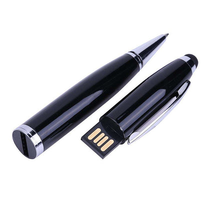 2 in 1 Pen Style USB Flash Disk, Black (32GB) by buy2fix