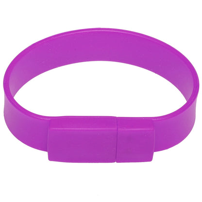 16GB Silicon Bracelets USB 2.0 Flash Disk(Purple) by buy2fix