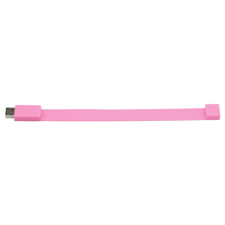 4GB Silicon Bracelets USB 2.0 Flash Disk(Pink) by buy2fix