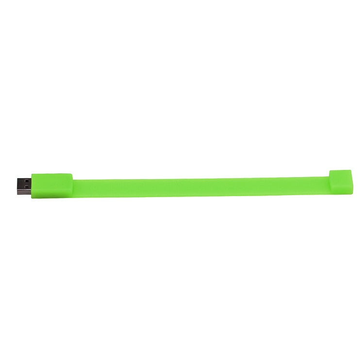 4GB Silicon Bracelets USB 2.0 Flash Disk(Green) by buy2fix