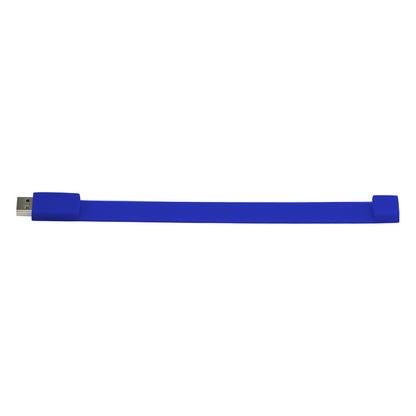 4GB Silicon Bracelets USB 2.0 Flash Disk(Dark Blue) by buy2fix