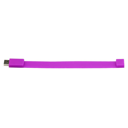 4GB Silicon Bracelets USB 2.0 Flash Disk(Purple) by buy2fix