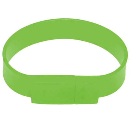 16GB Silicon Bracelets USB 2.0 Flash Disk(Green) by buy2fix