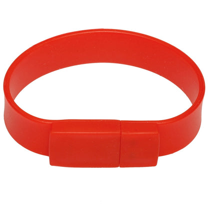 2GB Silicon Bracelets USB 2.0 Flash Disk(Red) by buy2fix