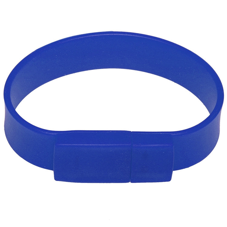 8GB Silicon Bracelets USB 2.0 Flash Disk(Dark Blue) by buy2fix