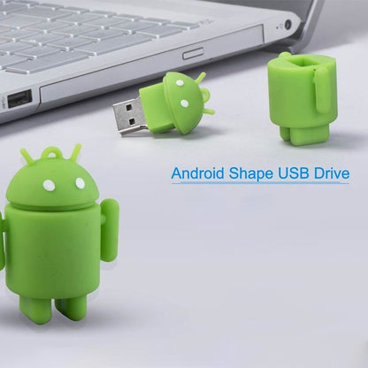 8GB Android Robot Style USB Flash Disk (Green) by buy2fix