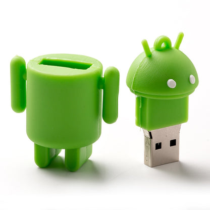 16GB Android Robot Style USB Flash Disk (Green) by buy2fix