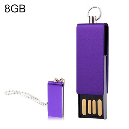 Mini Rotatable USB Flash Disk (8GB), Purple by buy2fix
