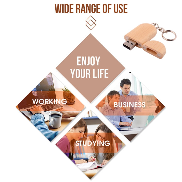 8 GB Wood Material USB Flash Disk by buy2fix