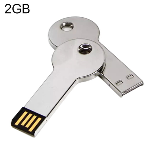 Metal Series Mini USB 2.0 Flash Disk with Keychain (2GB) by buy2fix