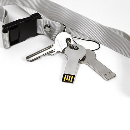 Silver Metal Key Style USB 2.0 Flash Disk (32GB)(Silver)(Silver) by buy2fix