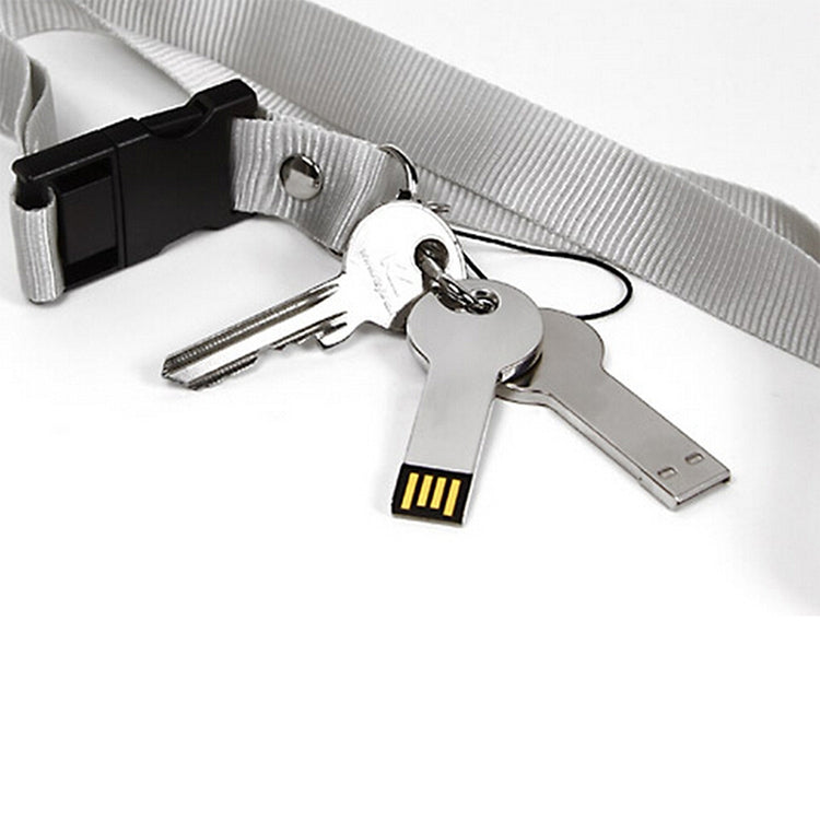 Silver Metal Key Style USB 2.0 Flash Disk (16GB)(Silver)(Silver) by buy2fix