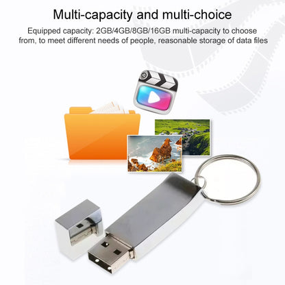 Metallic on Key Ring Style USB 2.0 Flash Disk (4GB) by buy2fix