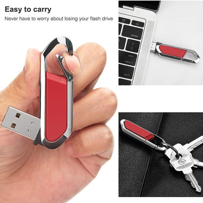 2GB Metallic Keychains Style USB 2.0 Flash Disk (Red)(Red) by buy2fix