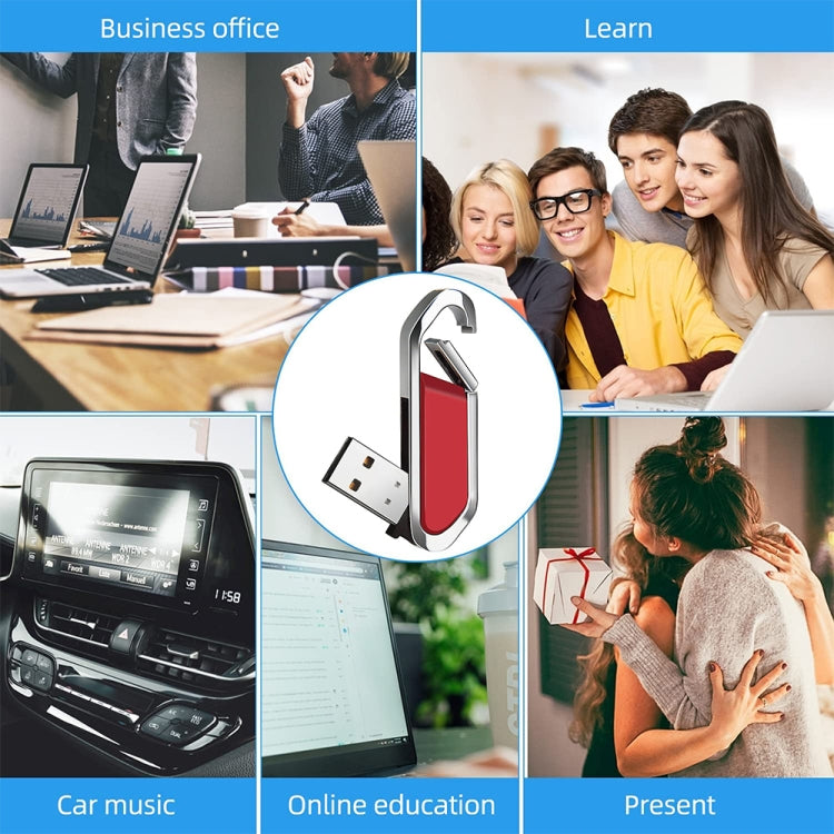 2GB Metallic Keychains Style USB 2.0 Flash Disk (Red)(Red) by buy2fix