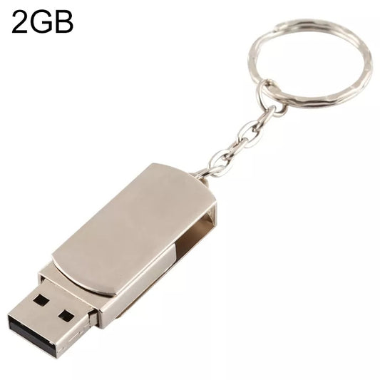 Metal Series Mini USB 2.0 Flash Disk with Keychain (2GB) by buy2fix