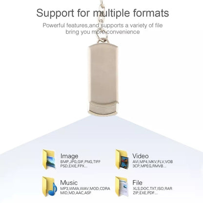 Metal Series Mini USB 2.0 Flash Disk with Keychain (8GB) by buy2fix