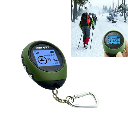 Keychain Handheld Mini GPS Navigation USB Rechargeable Location Finder Tracker for Outdoor Travel(Green) by buy2fix
