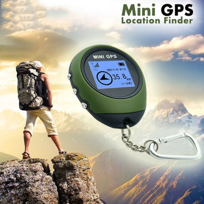 Keychain Handheld Mini GPS Navigation USB Rechargeable Location Finder Tracker for Outdoor Travel(Green) by buy2fix