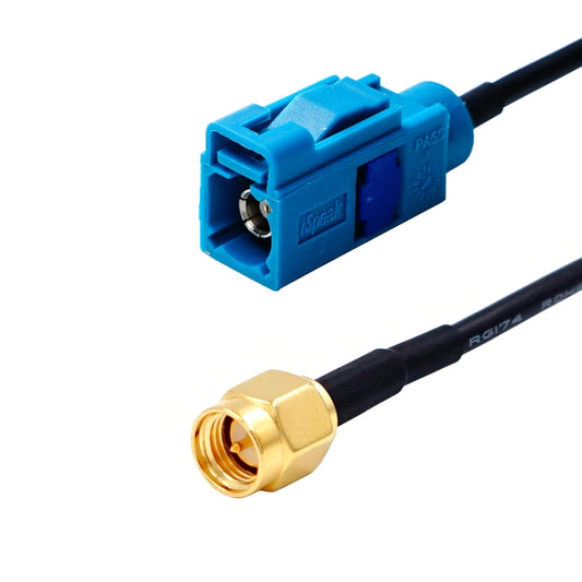 Fakra Z Female to SMA Male Connector Adapter Cable / Connector Antenna(Blue) by buy2fix