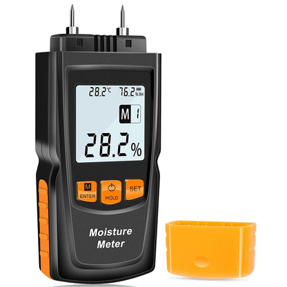 GM610 Digital Wood Moisture Meter(Black) - PH & Moisture Meter by buy2fix | Online Shopping UK | buy2fix