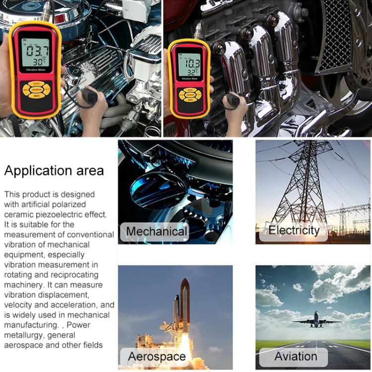BENETECH GM63B Digital Vibration Meter - Other Tester Tool by BENETECH | Online Shopping UK | buy2fix