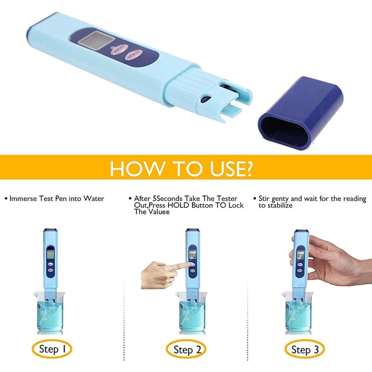 US Electric Conductivity Meter / Water Quality Treatment Tester Pen - Air & Water Quality Tester by buy2fix | Online Shopping UK | buy2fix