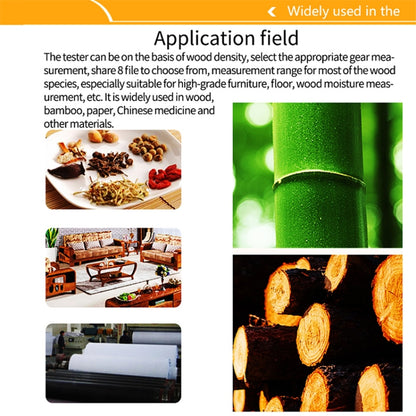 GM630 Digital Wood Moisture Meter with LCD(Orange) - PH & Moisture Meter by buy2fix | Online Shopping UK | buy2fix