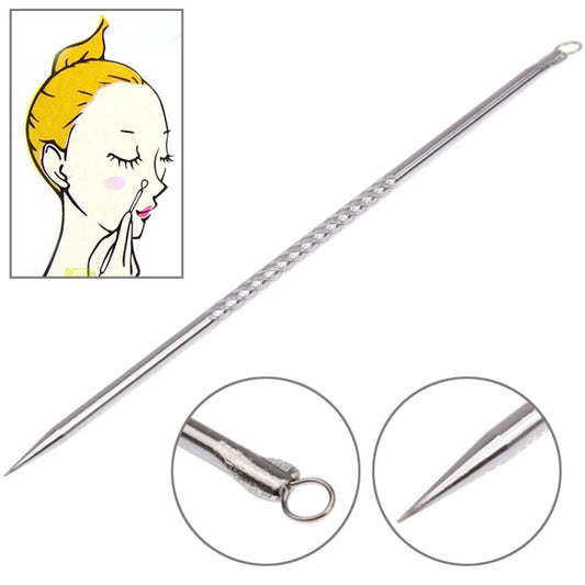 Blackhead Acne Pimple Comedone Remover Safe Cleaner Stainless Steel Needle(Silver) - Face Skin Care Tools by buy2fix | Online Shopping UK | buy2fix