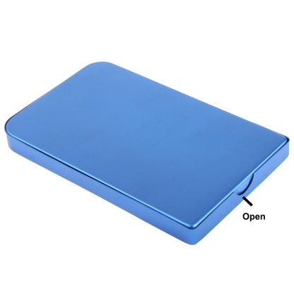 2.5 inch SATA HDD External Case, Size: 126mm x 75mm x 13mm (Blue) by buy2fix