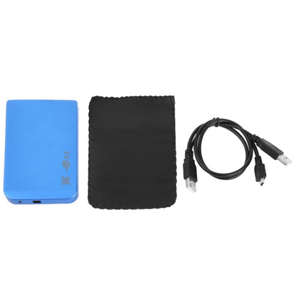 2.5 inch SATA HDD External Case, Size: 126mm x 75mm x 13mm (Blue) by buy2fix