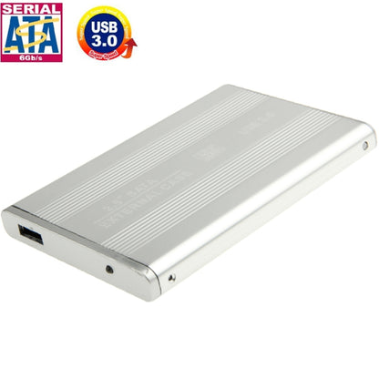 High Speed 2.5 inch HDD SATA External Case, Support USB 3.0(Silver) by buy2fix